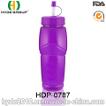 Fashion New Shape Plastic Water Bottle with Straw (HDP-0787)